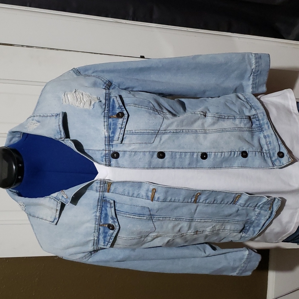 Highway Jeans distressed jean jacket - Picture 2 of 8